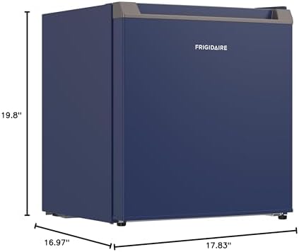 Frigidaire 1.6 cu ft Compact Mini Fridge, Perfect for Home or Office, Contemporary Series, Blue, 1.6 cu ft - Image 6