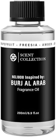 Luxury Scent Diffuser Oil 200ml – Hotel Style Fragrance Oil for Home, Large Room – Long Lasting Aroma Oil for Ultrasonic & Waterless Diffusers by scentcollection