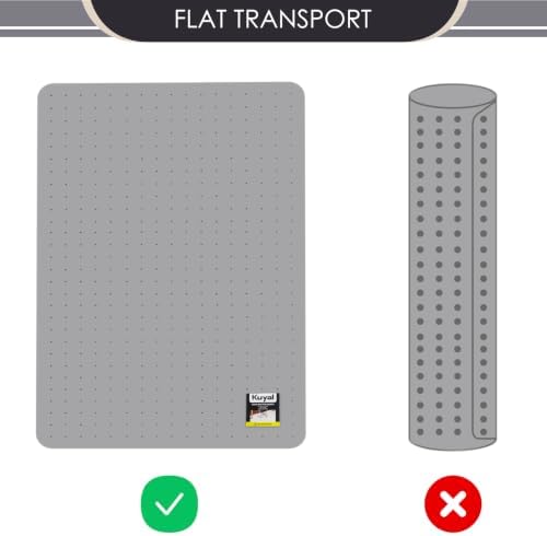 Kuyal Office Chair Mat for Carpet, Set of 2, Heavy Duty Computer Chair Mat - Image 7
