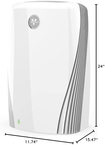 Vornado PCO575DC Air Purifier with True HEPA and Carbon Filtration to Capture Allergens, Smoke, Odors, and Patented Silverscreen Technology Attacks Viruses, Whole Room, White - Image 6