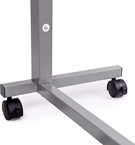Vaunn Medical Adjustable Overbed Bedside Table with Wheels (Hospital and Home Use) - Image 6