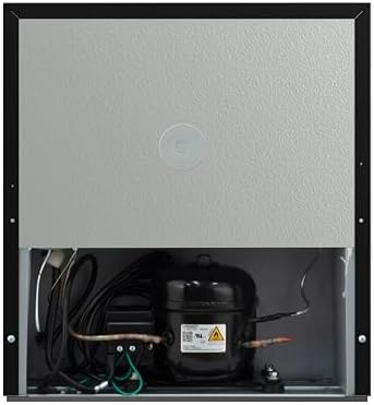 Frigidaire BLACK-ROSEGOLD Retro Mini Refrigerator-Energy Saving-Adjustable Thermostat Control-Side Mounted Bottle Opener-Ideal for Dorm, Office, RV, Garage, Apartment 1.6 Cubic Feet - Image 7