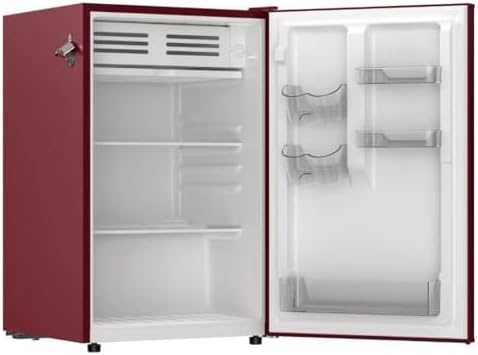 Frigidaire, 4.5 Cu. Ft. Retro Series Compact Refrigerator, Built-In Side Bottle Opener, Red - Image 4