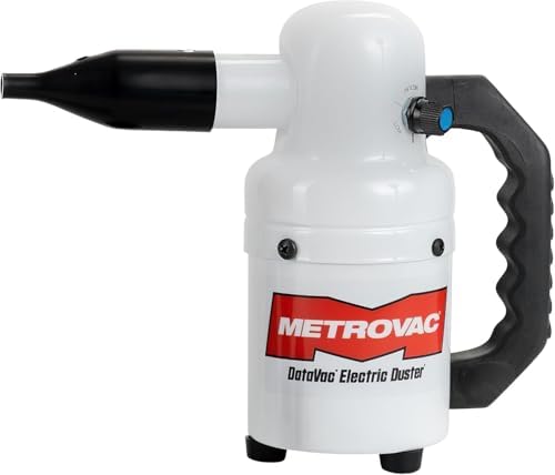 Metrovac Model ED50018/3V DataVac Electric Duster - 500W, 0.75 Horsepower Unit - Blast Away Dust from Electronics Safely and Efficiently - Assembled w/ 3 Conductor Grounded Cord - 12 Feet Cord by METROVAC