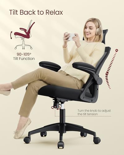 VASAGLE Ergonomic Mesh Office Chair with Adjustable Lumbar Support - Image 7