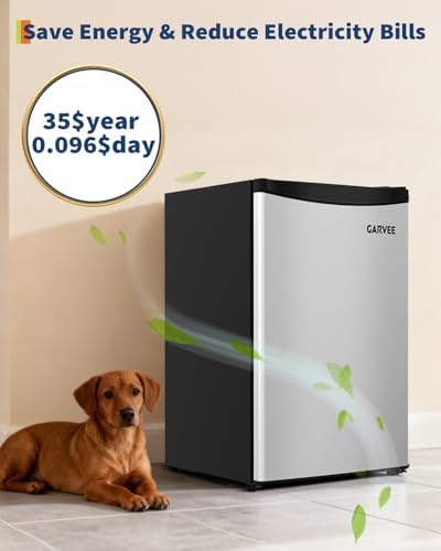 4.5 Cu.Ft Mini Fridge with Freezer, Large Cpacity & Energy-efficient System - Image 7