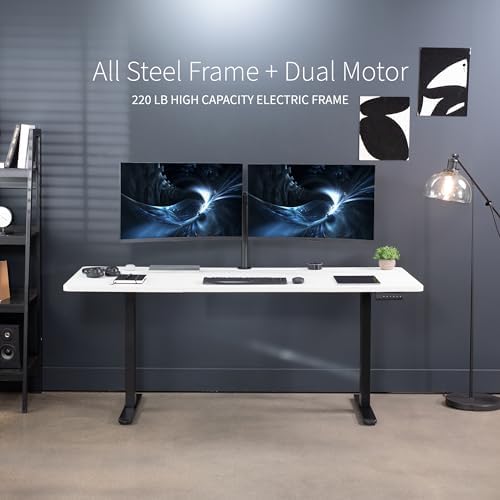 VIVO White 71 x 30 in Standing Desk, DESK-KIT-E2B7W - Image 6