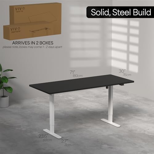 VIVO Light Wood 71 x 30 in Standing Desk,DESK-KIT-0W7C - Image 6