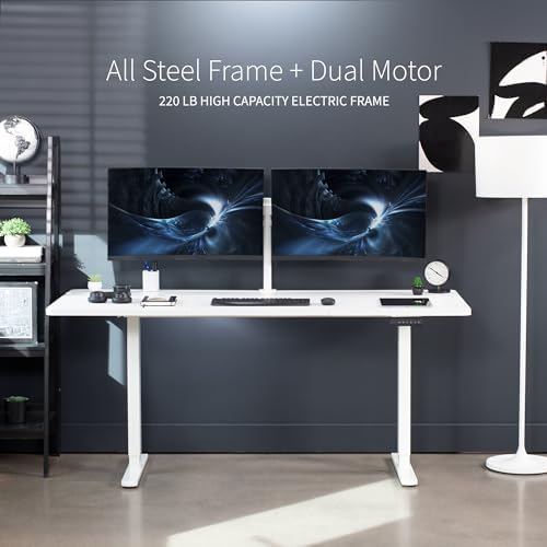 VIVO White 71 x 30 in Standing Desk, DESK-KIT-E2W7W - Image 6
