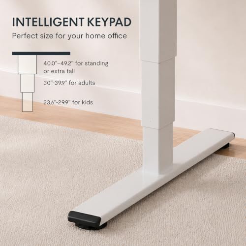FLEXISPOT E6 Solid Wood Dual Motor 3-Stage Electric Standing Desk, 63 x 30 - Image 7