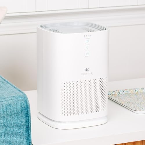 Medify MA-14 Air Purifier with HEPA Filter | 470 ft² per Hour for Smoke, Odors, Pollen, Pets | Removal to 0.3 Microns | White, 1-Pack - Image 6