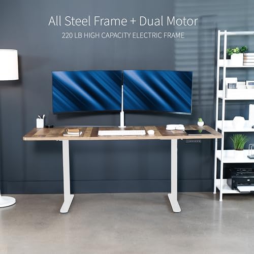 VIVO Reclaimed Wood 71 x 30 in Standing Desk, DESK-KIT-E2W7P - Image 6