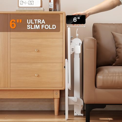 ROMOON Foldable Standing Desk with Wheels: No-Assembly, Height Adjustable - Image 6