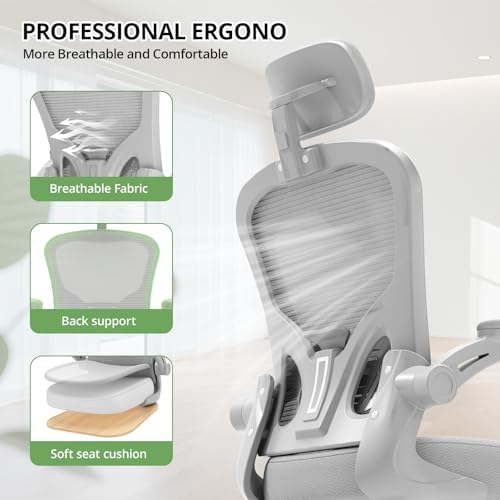Synorla Office Chair|330LBS Capacity Ergonomic Desk Chair - Image 6