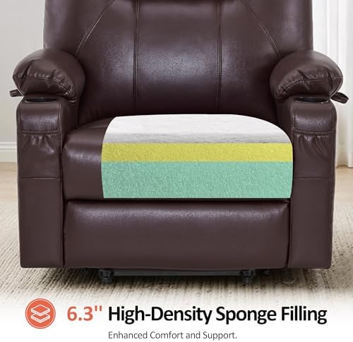 MCombo Power Lift Recliner Chair for Elderly, Heat and Massage R7045 - Image 6