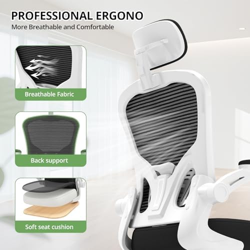 Synorla Office Chair|330LBS Capacity Ergonomic Desk Chair - Image 6