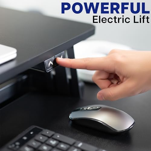 VIVO Black 32 in Electric Standing Desk Converter, DESK-VE32B - Image 6