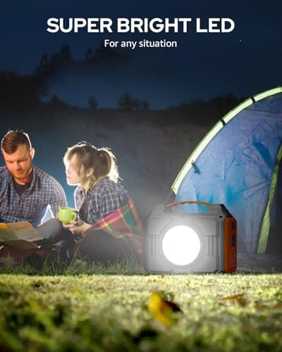 Portable Solar Generator, 300W Portable Power Station with 40W Solar Panel - Image 6