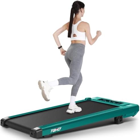 ANCHEER Walking Pads, 2 in 1 Under Desk Treadmill 2.5HP Compact Running Machine with Remote Control, 300lbs Weight Capacity for Home/Gym/Office,Ultra-Quiet, Installation-Free by YourHealthyLifestyle