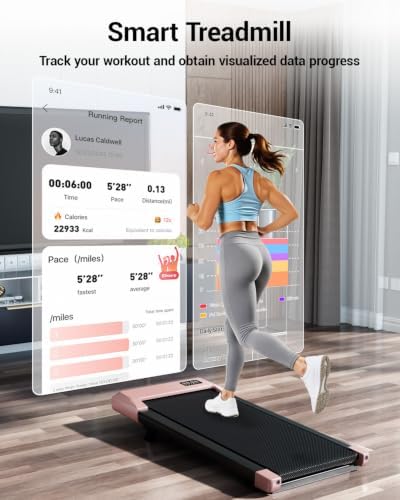Superun Walking Pad with 6% Incline, 2.5HP Treadmill, 0.6-3.8 MPH, 300 lbs - Image 7