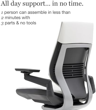 Steelcase Gesture Office Chair, Carpet Floors, Coconut Yellow - Image 6