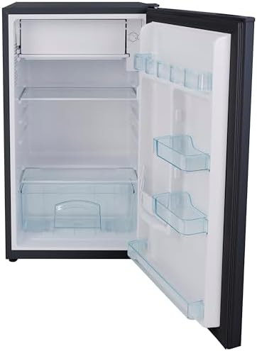 Avanti 3.3 Cu. Ft. Mini Fridge Compact Refrigerator with Adjustable Temperature, Removable Shelves, Chiller Compartment wiith Flush-Back Design, 3.3 cu.ft., Black - Image 7