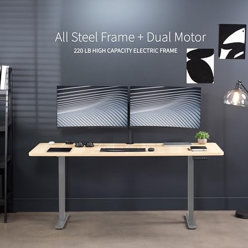 VIVO Light Wood 71 x 30 in Standing Desk, DESK-KIT-E2G7C - Image 6