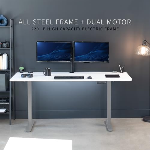 VIVO White Dry Erase 71 x 30 in Standing Desk, DESK-KIT-E2G7WE - Image 6