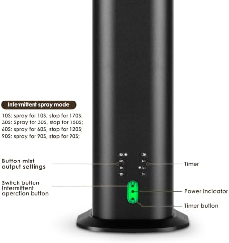 Waterless Oil Diffuser kit, Aluminum Alloy,2 x 100ml Hotel Essential Oils - Image 6