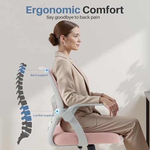 Sweetcrispy Computer Desk Chair, Home Office Chair, Lumbar Support - Image 6