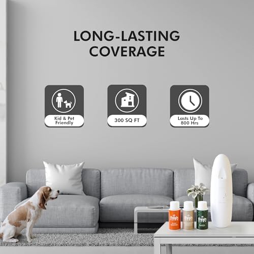 California Fresh Home Plug in Waterless Smart Diffuser – App-Controlled Refillable Wall Diffuser for Home & Office - Up to 3000 Sq FT Coverage - with 3 Diffuser Oils - Image 6