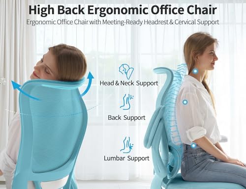 TRALT Office Chair Ergonomic Desk Chair - Gaming Chair with Lumbar Support - Image 6