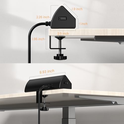 VILONG Desk Clamp Power Strip USB C 65W,Edge Mount Outlet,6FT,Black - Image 7