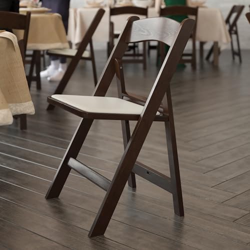 Flash Furniture Hercules Resin Indoor/Outdoor Event Chair, DK Brown, 2-Pack - Image 6