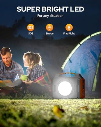 Portable Power Station 300W,220Wh Solar Generator Backup Battery Pack Bank - Image 6