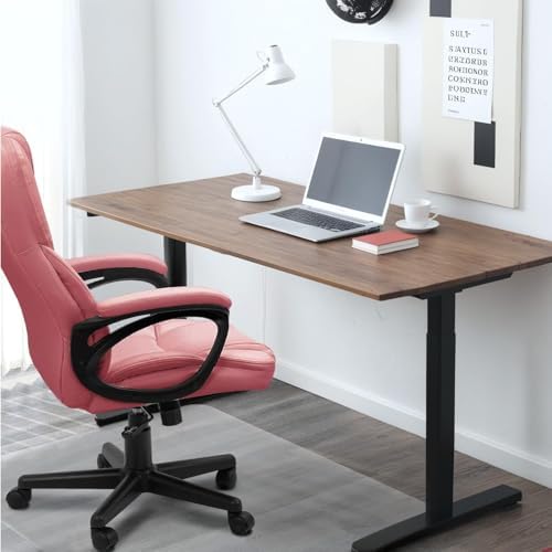 Furmax Office Executive Chair High Back Adjustable Managerial Home Desk Chair, Swivel Computer PU Leather Chair with Lumbar Support (2, Pink) - Image 7