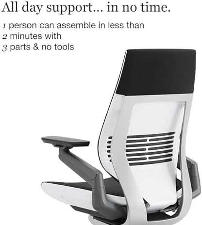 Steelcase Gesture Office Chair, Carpet Floors, Licorice - Image 6