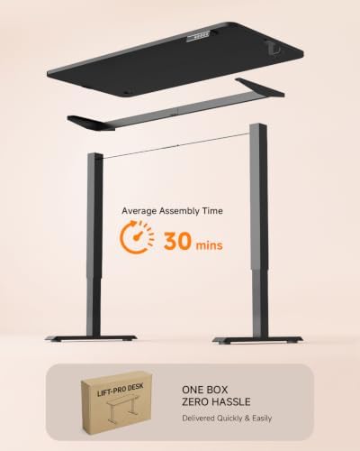 Standing Desk, 48 × 24 Inches Electric Height Adjustable, Home Office - Image 7