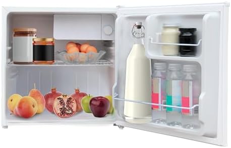 Frigidaire EFR107-WHITE, Mini Fridge for Dorm with White Board & Small Ice Freezer 1.6 Cu Ft Compact Refrigerator, White - Image 3