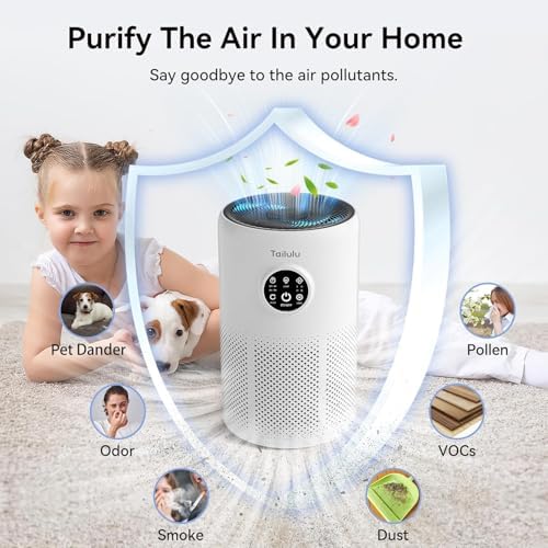 Tailulu Air Purifiers for Home Bedroom with Washable Filter Up to 1600 Ft² - Image 6