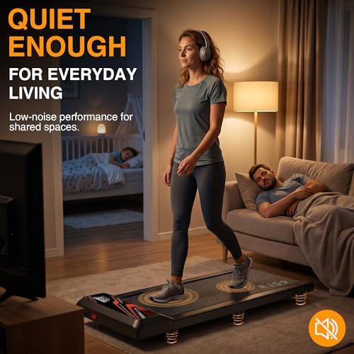 RJOP 2.5HP Walking Mat with Incline Pad, Under Desk Treadmill for Home Gym - Image 7