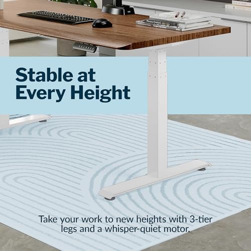 Vari ComfortEdge Electric Standing Desk – 60x30 – Walnut/White - Image 6