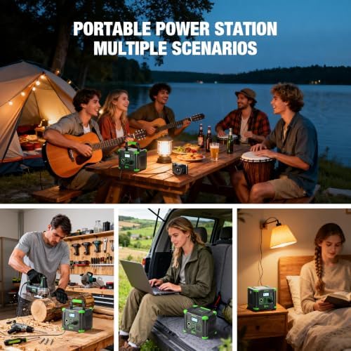 EBL Portable Power Station 288.6Wh 330W Solar Generator for Camping Home - Image 6