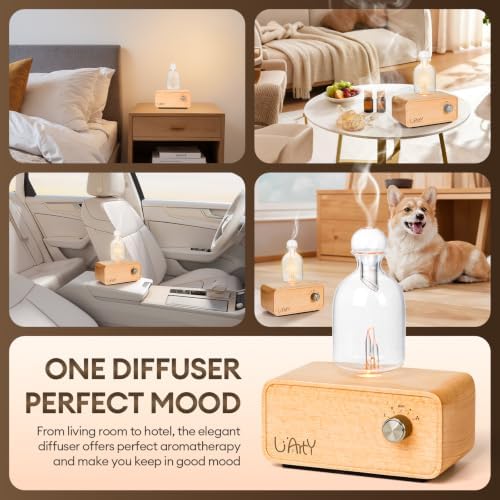 Glass Waterless Essential Oil Diffuser Upgraded, Nebulizing diffusers - Image 6