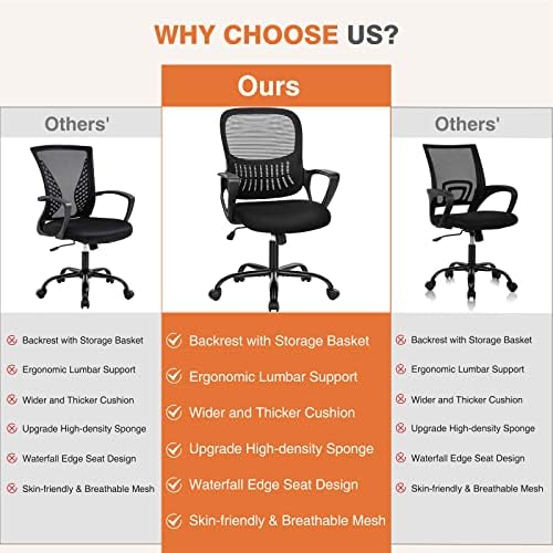 Sweetcrispy Home Office Managerial Executive Chair with Ergonomic Design - Image 6