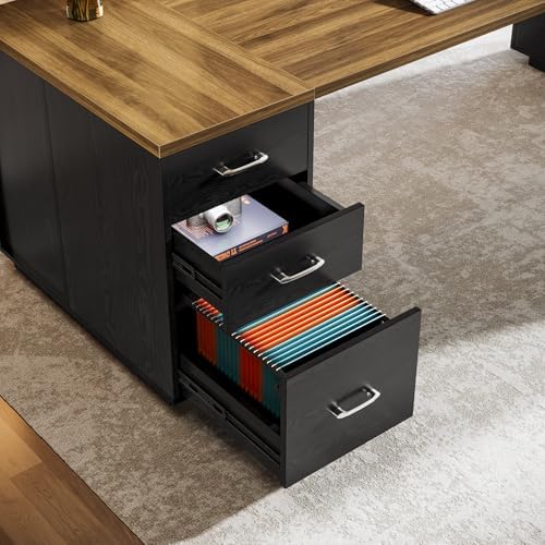 Tribesigns 86" L-Shaped Executive Office Desk, Extra Large Home Office Desk - Image 6