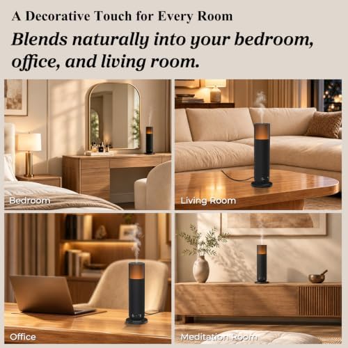 URPOWER Waterless Essential Oil Diffuser 120ml for Home, Hotel & Office - Image 7