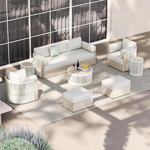 CHITA Outdoor Furniture Set 4 Piece, 5-Seats Patio Conversation Set - Image 7