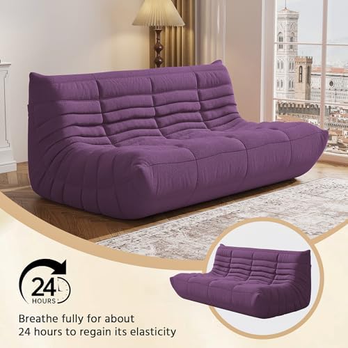 3 Seater Adults Bean Bag Chairs Togo Couch Comfy Lazy Floor Sofa - Image 6