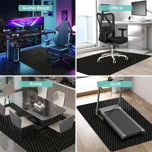Vicwe Office Chair Mat for Hardwood Floor, 60" x 46" Chair Mat, Anti-Slip - Image 6